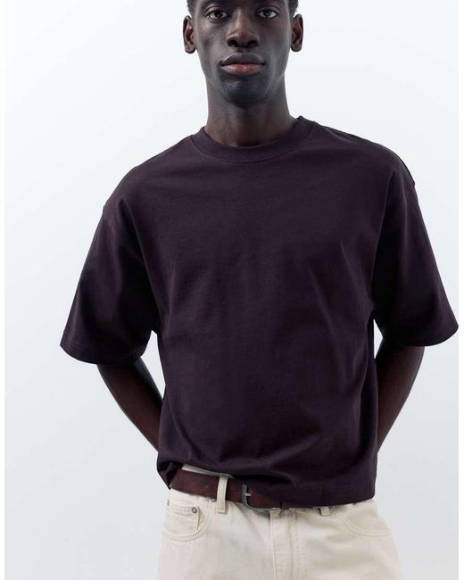Pull&Bear Standaard Denim Bermuda Shorts in het Blue voor heren