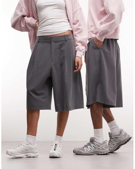 Collusion Pink Unisex Tailored Jort