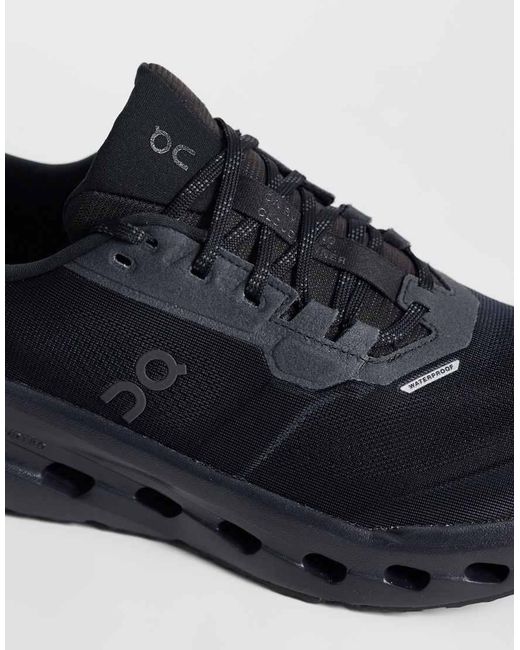 On Shoes Blue Cloudrunner 3 Waterproof Running Trainers for men