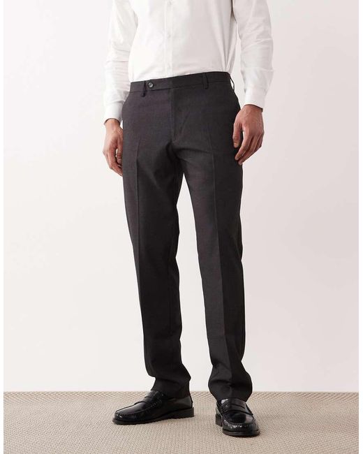 ASOS Gray Slim Suit Trousers for men