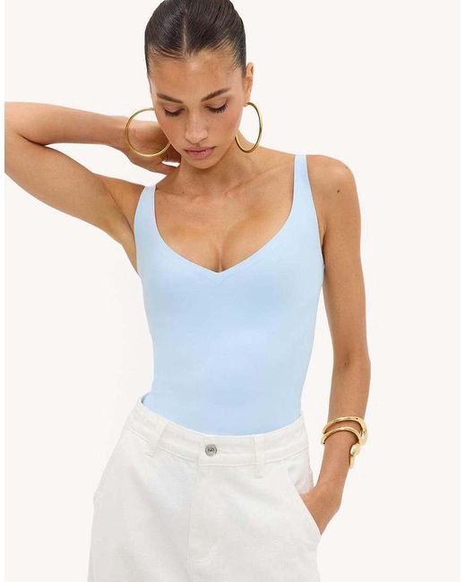 Loavies White Moonlight Mood Light Fitted Bodysuit