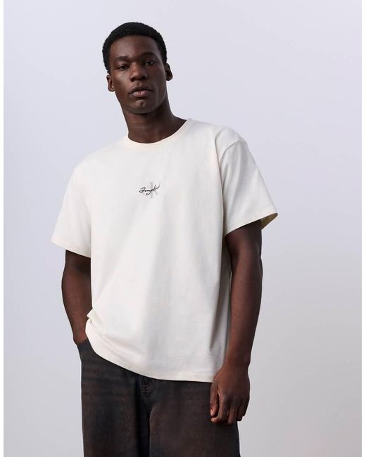 Calvin Klein White Jung Kook For Calvin Klein Monogram Graphic T-shirt for men