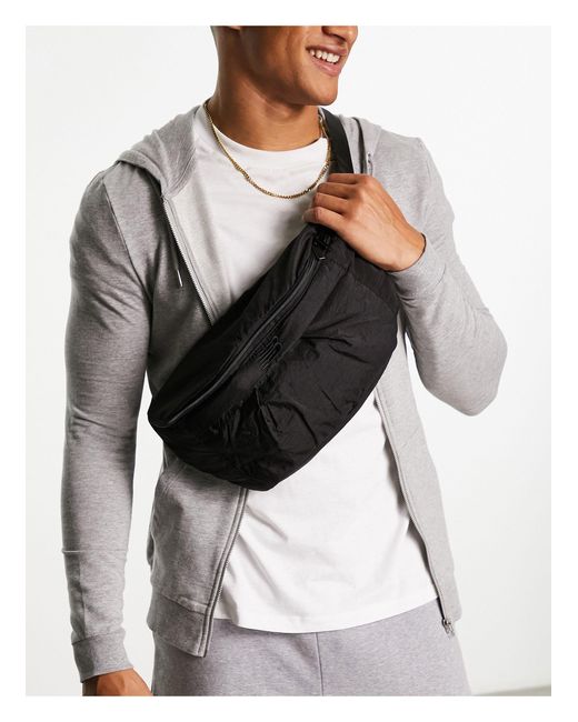 New Balance Black Bum Bag for men