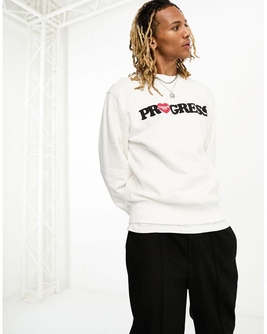 Felpa discount carhartt bianca