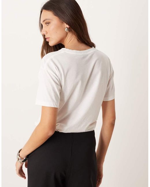 T-Shirt Bianca Con Logo Orso di Polo Ralph Lauren in White
