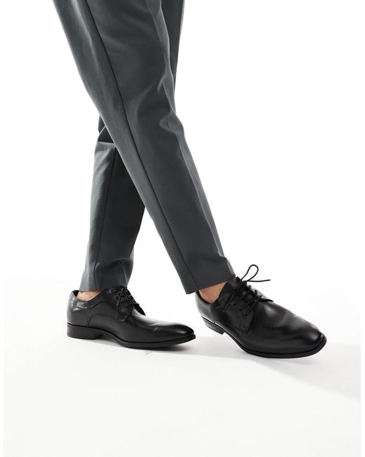 Schuh – rail – schnüre aus leder in Black für Herren