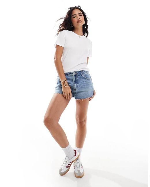Aware White Supersoft Ribbed T-shirt