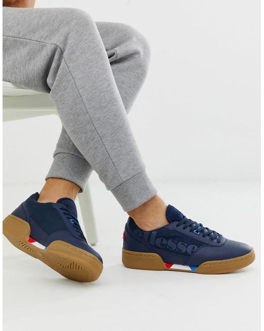 Ellesse Blue Piacentino Chunky Trainers Navy for men