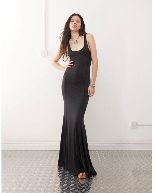 Weekday Black – maxikleid