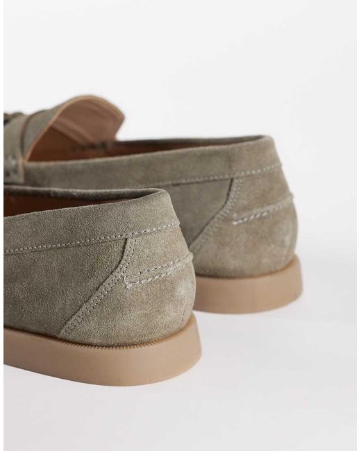 ASOS Green Tassel Loafers for men