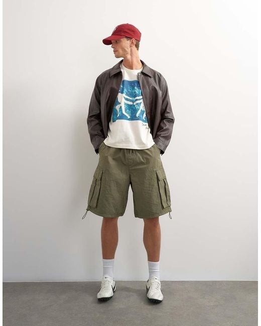 X Jing Topman de hombre de color Blue