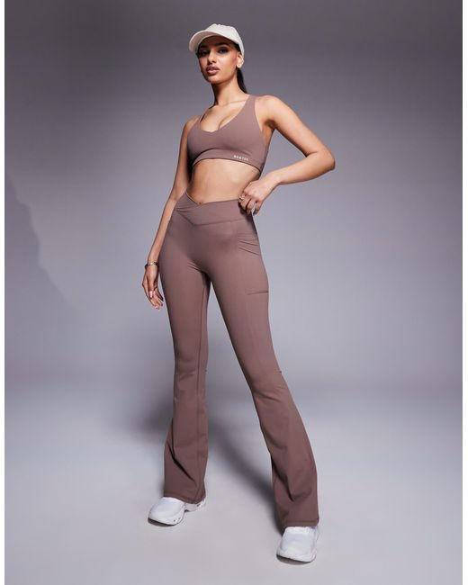 Bo&Tee Gray Bo+tee Sports Bra