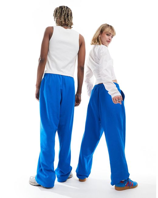 Collusion Blue Unisex Relaxed joggers