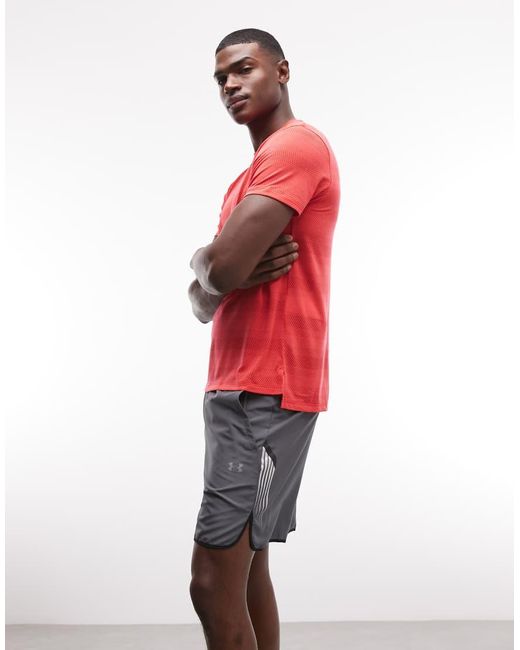 Under Armour Red Velociti 7-Inch Running Shorts for men