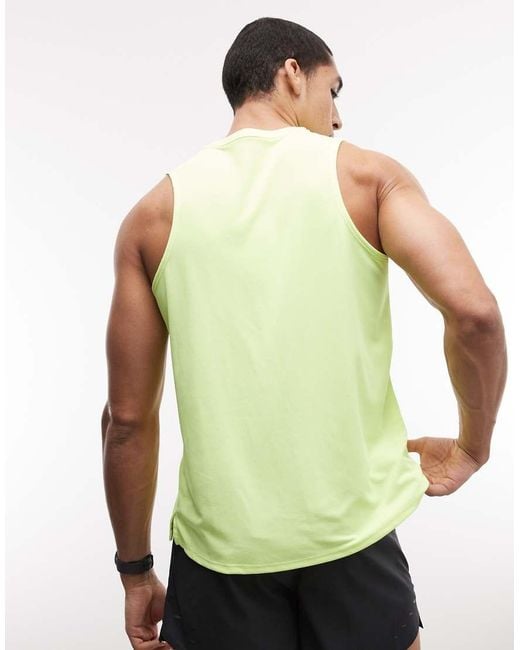 Nike Green Miler Dri-Fit Vest for men
