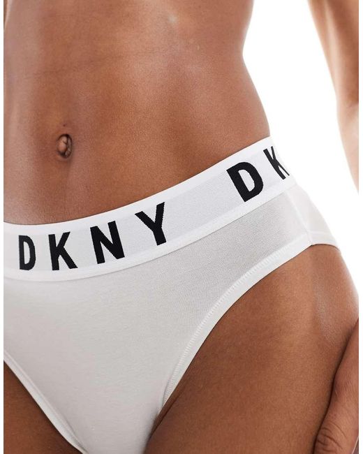 DKNY White Bikini Brief