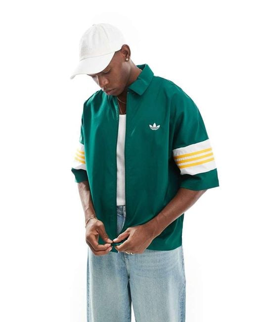 Adidas Originals Green Basketball Shooting Top