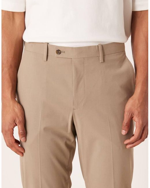 Mango Natural Slim Fit Trouser for men