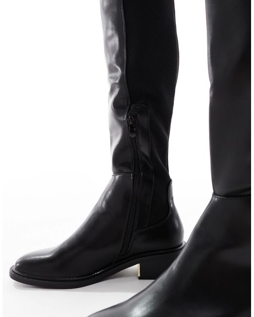 Latte - bottes cavalières SEQWL en coloris Black
