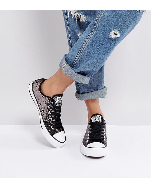 Sequin on sale converse uk
