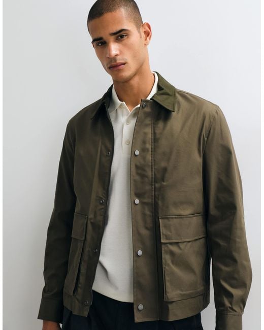Mango Green Barn Jacket for men