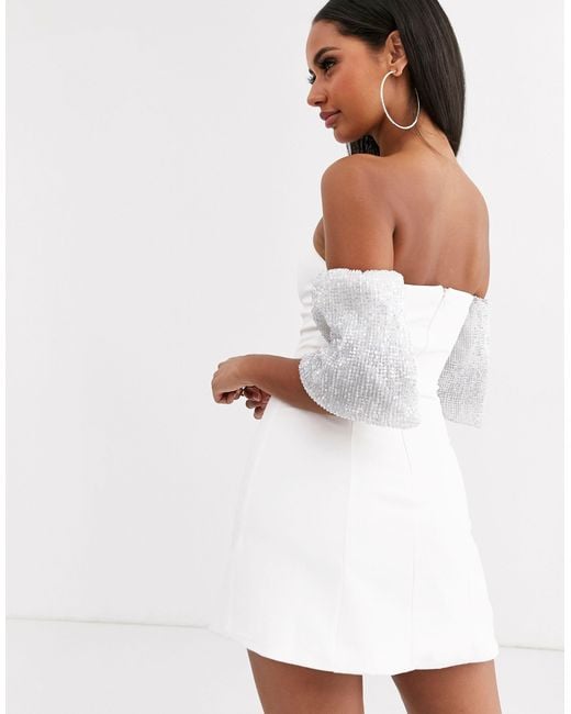 white christmas dresses Club L London 'Giovanna' Wrap Maxi - Passion