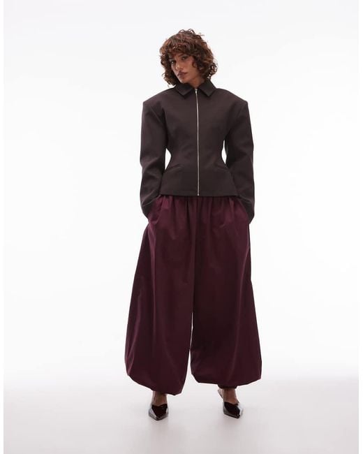 ASOS Tailored Sculpted Cinch Waist Zip Through Jacket
