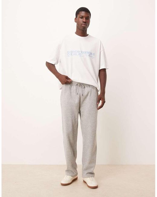 Brave Soul Natural Wide Leg Joggers for men