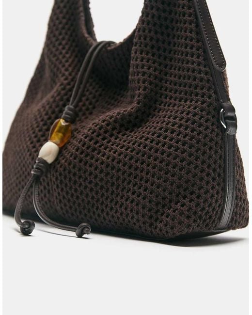 Pull&Bear Black Embellished Shopper Bag
