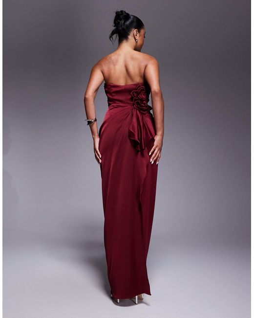 jarlo satin dress Emma Square Neck Maxi Dress with Cami Straps