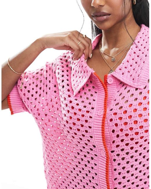 Polo Squadrata di Pieces in Pink