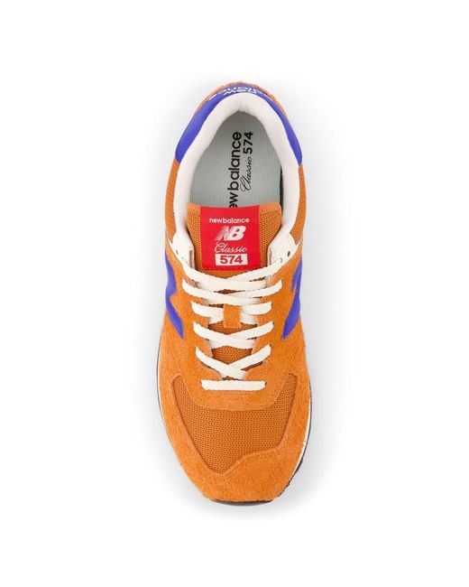 New Balance Orange 574 Trainers