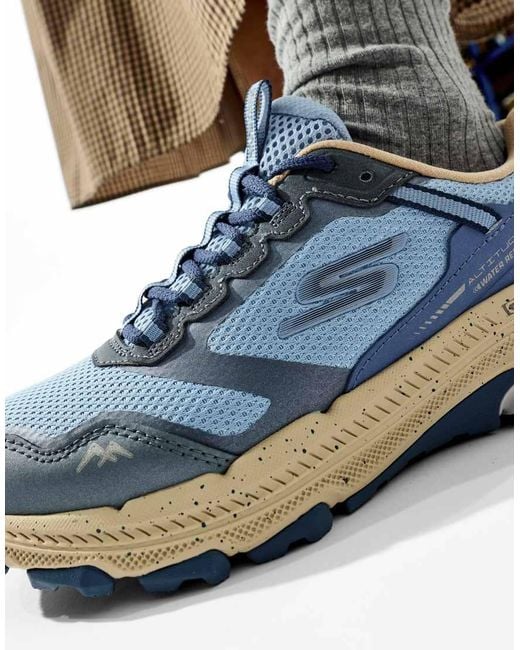 Skechers Blue Go Run Trail Altitude 2.0 Ravine Trainers