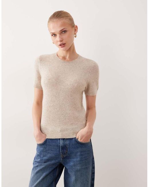 Abercrombie & Fitch Blue Knitted Skimming T-shirt