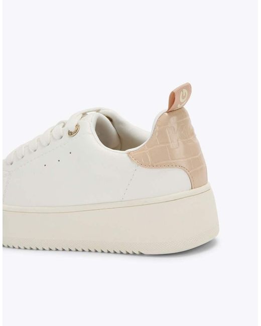 KG by Kurt Geiger White Lighter Lace Up Trainers