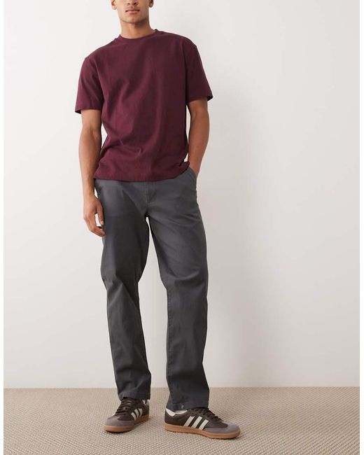ASOS Multicolor 2 Pack Straight Chinos for men