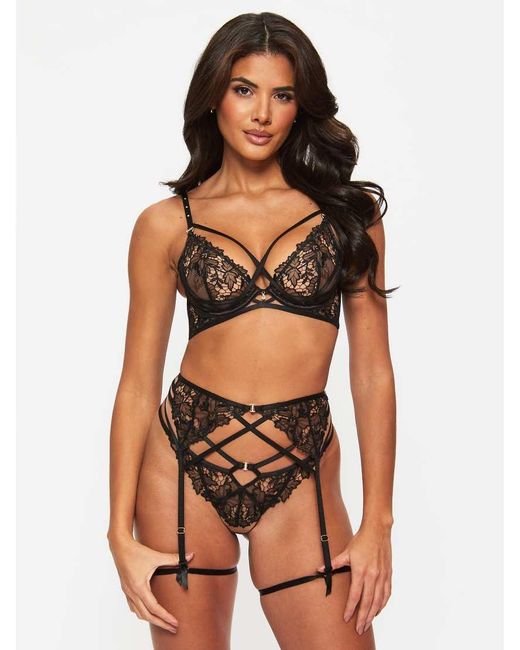 Ann Summers Brown Untold Desire Suspender Belt