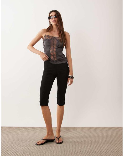 ASOS Brown Lace Button Front Cami