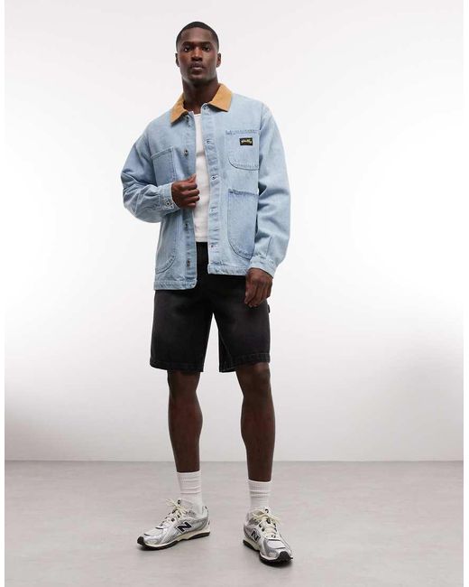 Stan Ray Denim Jack in het Blue voor heren