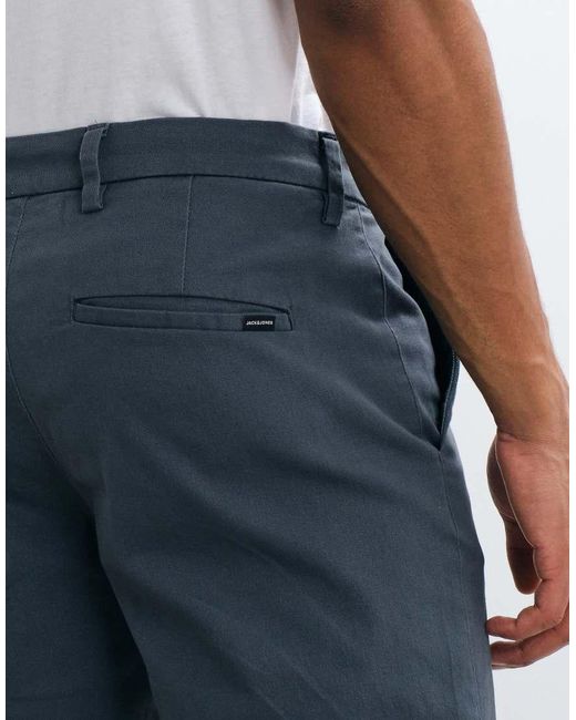 Jack & Jones Gray Slim Fit Chinos for men