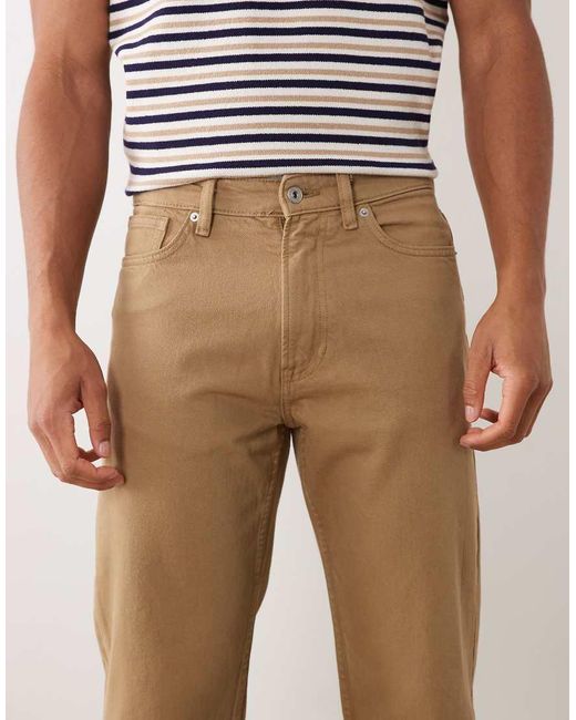 Mango Natural Sammy 100% Cotton Tapered Jeans for men