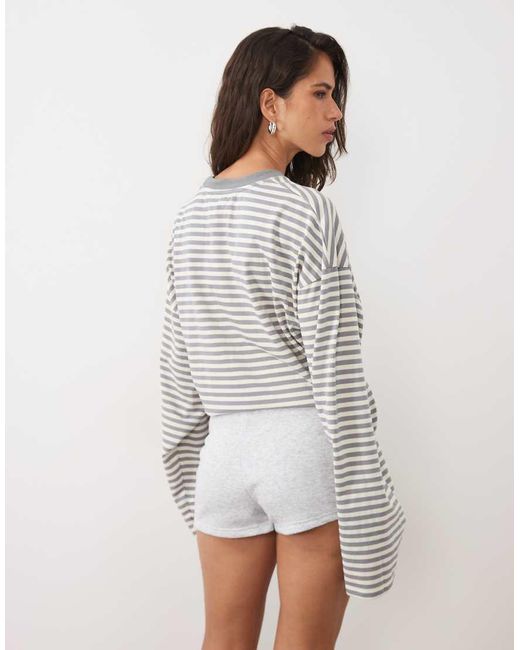 Cotton On Gray Micro Fleece Sweatshort