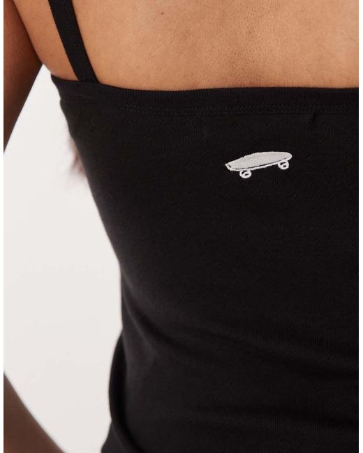 Vans Black Kiki Cami Tank