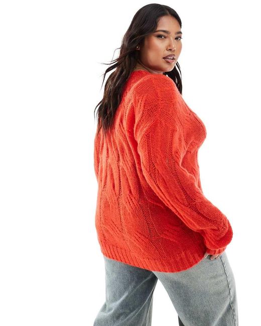 Glamorous Red Crew Neck Jumper