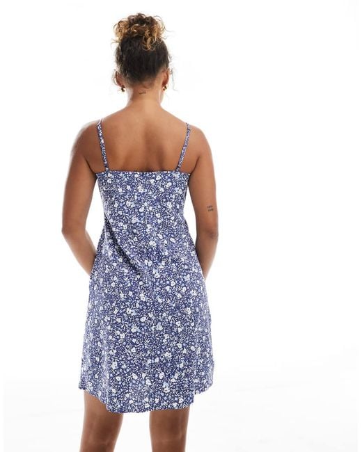 ONLY Blue Cami Mini Dress