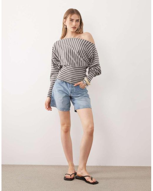 Cotton On Gray Everfine Batwing Knit