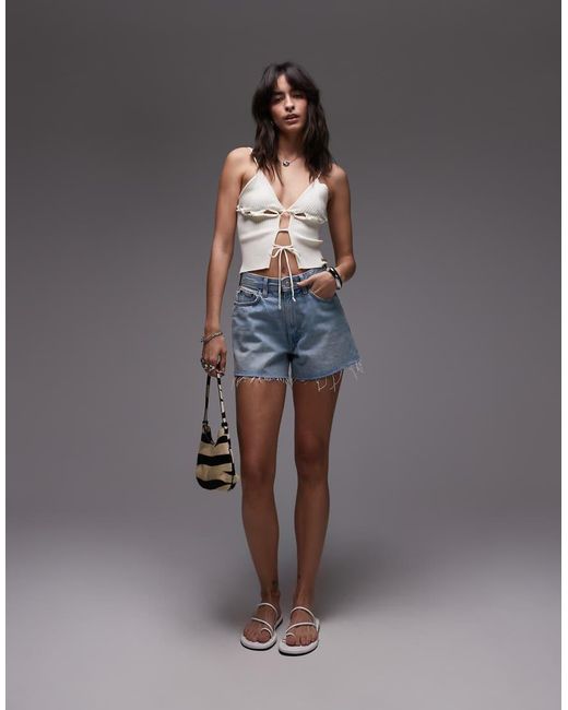 House Of Sunny Gray Gemini Knit Cami Top