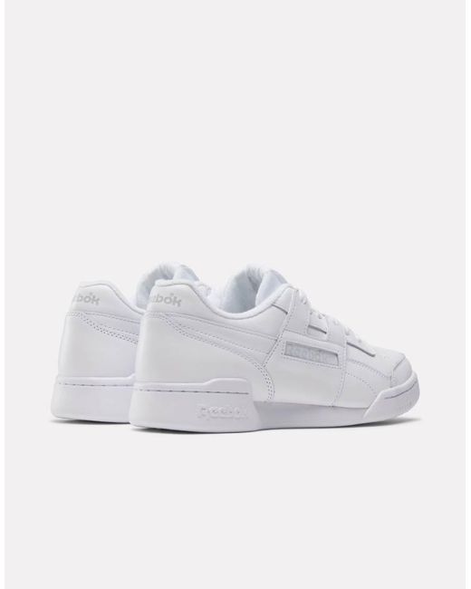 Reebok White Workout Plus Trainers for men
