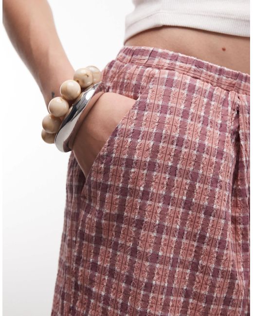 Collusion Pink Baggy Longline Jort