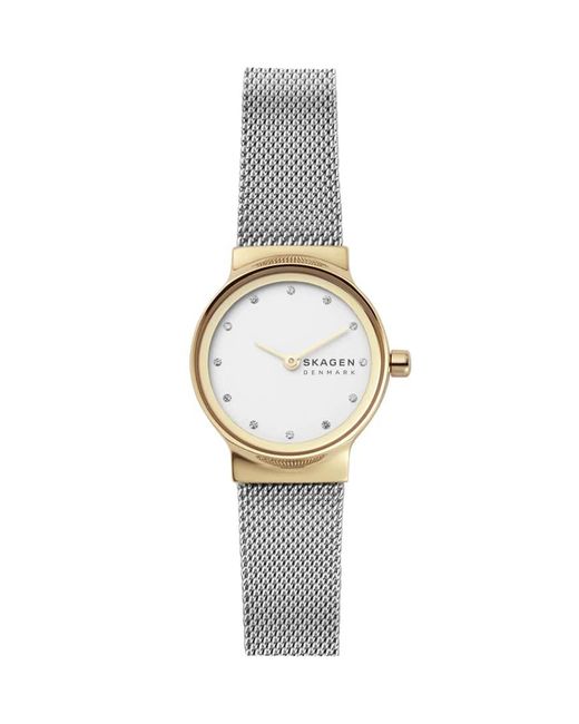 Emporio Armani White Two-Hand-Tone Stainless Steel Watch, Ar11659